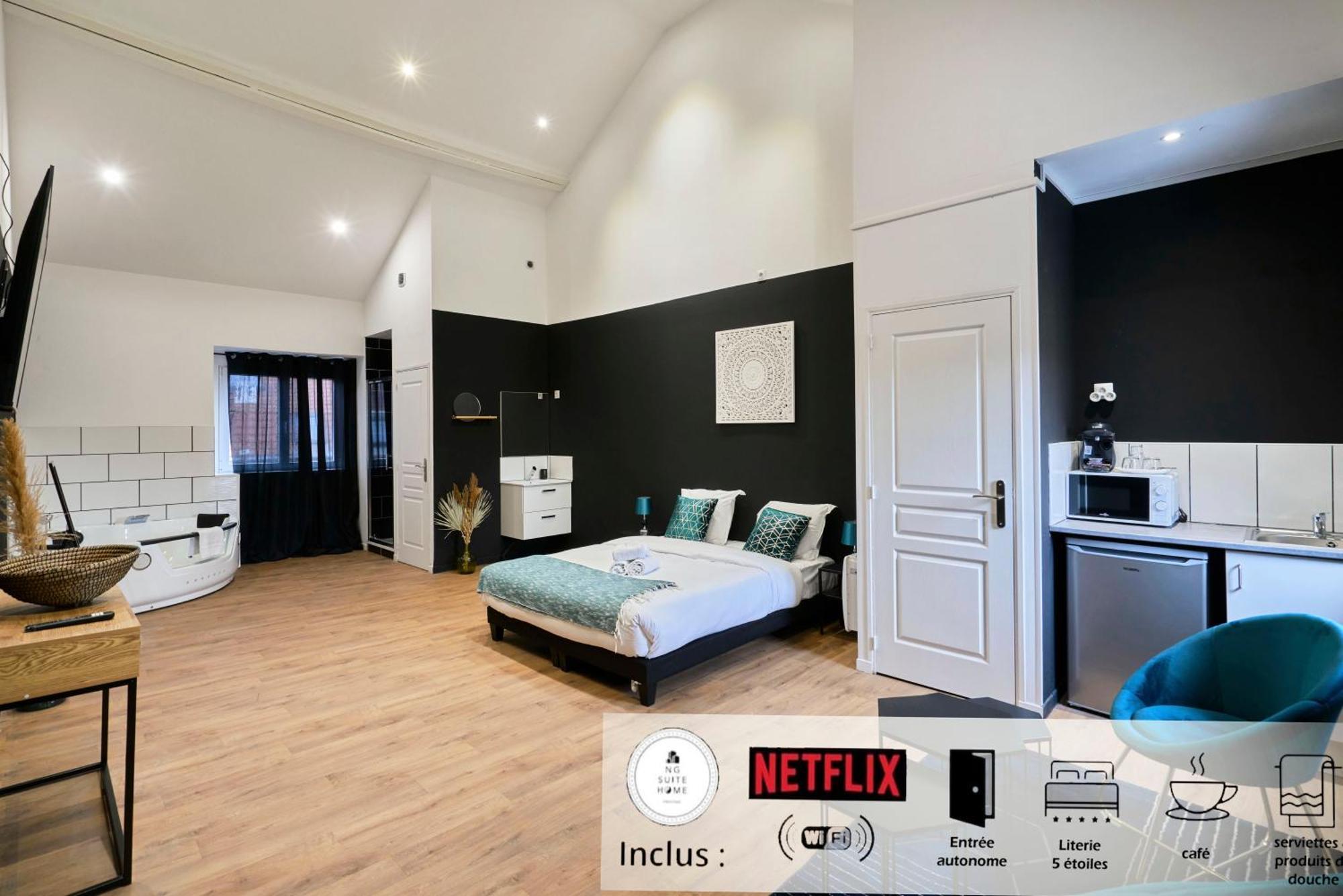 Ng Prestige - Lille L Roubaix Trichon - Balneo - Netflix - Wifi Apartment Exterior foto
